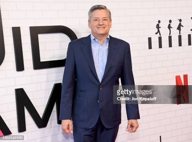 Of Netflix Ted Sarandos attends Netflix's "Squid Game" Los Angeles FYSEE Special Event at Netflix FYSEE At Raleigh Studios on June 12, 2022 in Los...