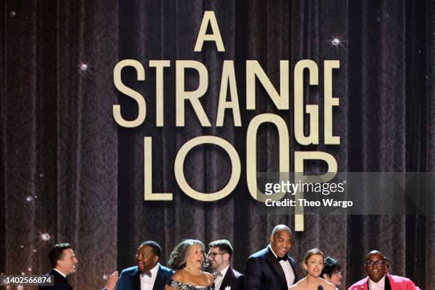 Strange Loop" wins the award for Best Musical onstage at the 75th Annual Tony Awards at Radio City Music Hall on June 12, 2022 in New York City.