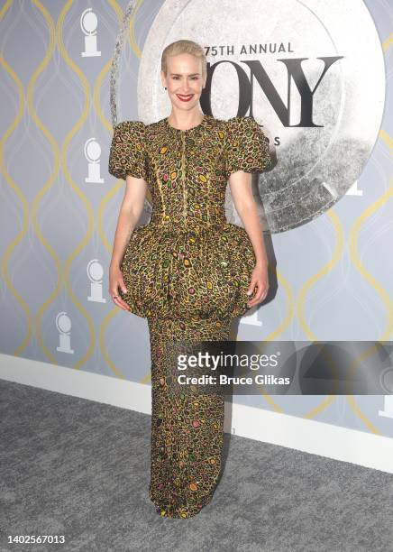 Sarah Paulson attends 75th Annual Tony Awards at Radio City Music Hall on June 12, 2022 in New York City.