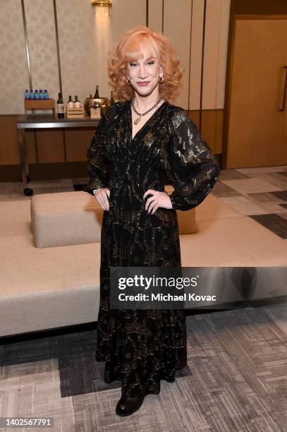 Kathy Griffin attends the Fourth Annual Critics Choice Real TV Awards at Fairmont Century Plaza on June 12, 2022 in Los Angeles, California.
