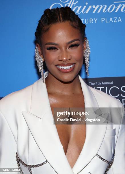 Kamie Crawford attends the 4th Annual Critics Choice Real TV Awards at the Fairmont Century Plaza on June 12, 2022 in Los Angeles, California.