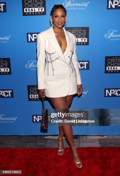 Kamie Crawford attends the 4th Annual Critics Choice Real TV Awards at the Fairmont Century Plaza on June 12, 2022 in Los Angeles, California.