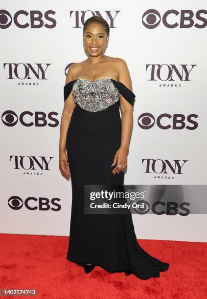 Jennifer Hudson poses in the press room during the 75th Annual Tony Awards at 3 West Club on June 12, 2022 in New York City.