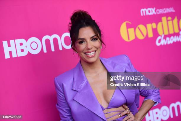 Eva Longoria attends the HBO Max "Gordita Chronicles" Red Carpet Premiere Event at Valentine DTLA on June 12, 2022 in Los Angeles, California.