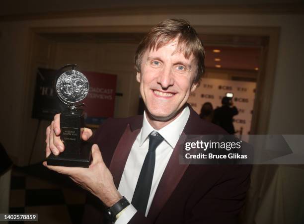 Simon Hale poses in the press room after winning Best Orchestrations for "Girl from North Country" poses in the press room during the 75th Annual...