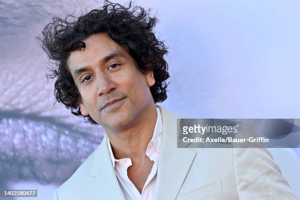Naveen Andrews attends the Emmy FYC "Clips & Conversation" Event for Hulu's "The Dropout" at El Capitan Theatre on June 12, 2022 in Los Angeles,...