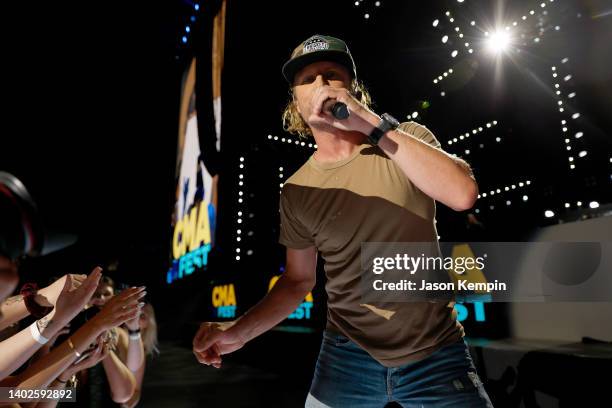 Dierks Bentley performs during day 4 of CMA Fest 2022 at Nissan Stadium on June 12, 2022 in Nashville, Tennessee.