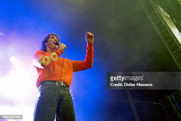 Rob Damiani of Don Bronco performs live on stage during Rock am Ring at Nuerburgring on June 4, 2022 in Nuerburg, Germany.