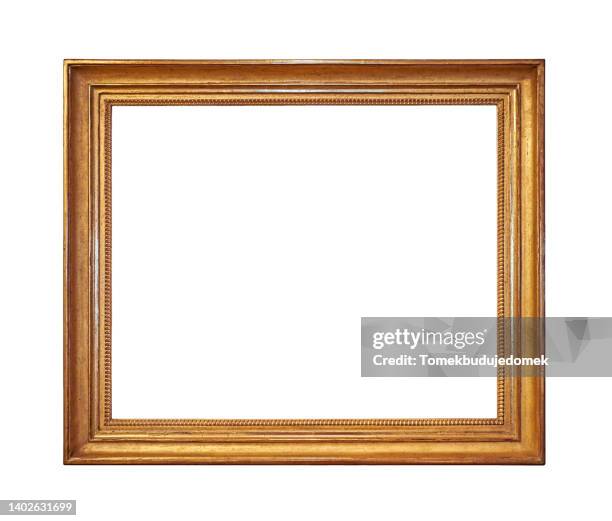 frame - gold rectangle stock pictures, royalty-free photos & images