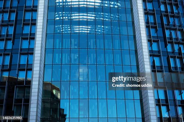 abstract of glass building - southwark stock pictures, royalty-free photos & images
