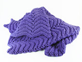 Purple Crochet Afghan