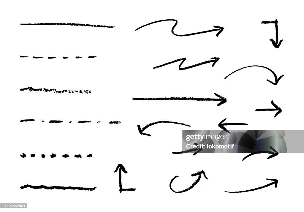 Vector Grunge Handgezeichnete Designelemente