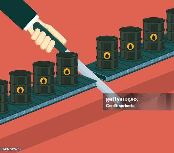 verbot - rohöl - oil prices stock-grafiken, -clipart, -cartoons und -symbole