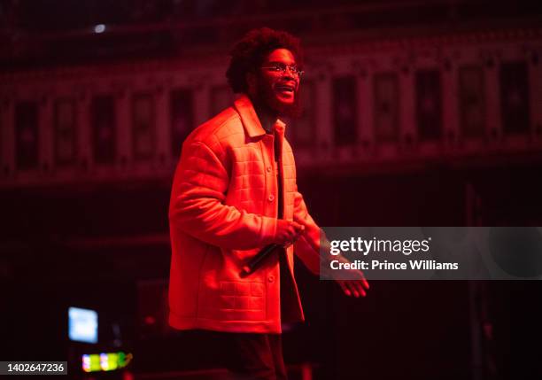 Big K.R.I.T. Performs during Big K.R.I.T. Digital Roses Tour at Tabernacle on June 10, 2022 in Atlanta, Georgia.