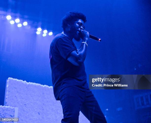 Big K.R.I.T. Performs during Big K.R.I.T. Digital Roses Tour at Tabernacle on June 10, 2022 in Atlanta, Georgia.