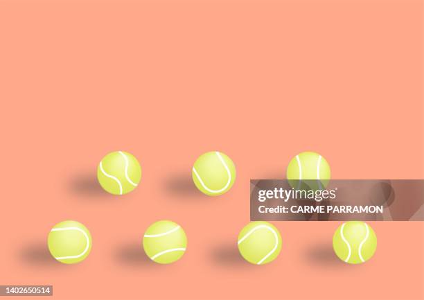 tennis ball background - abstract tennis player stock illustrations