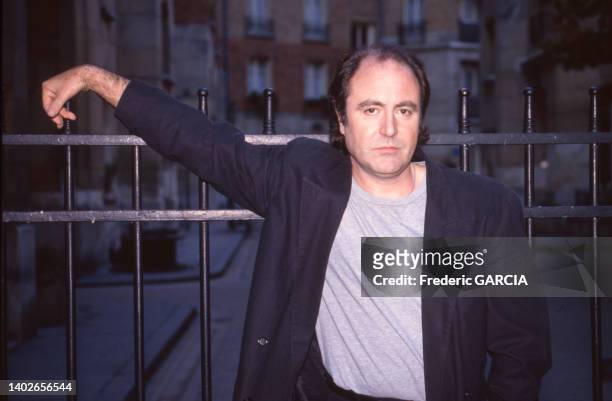 Portrait de Michel Delpech, en novembre 1990.
