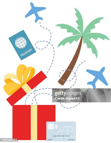 credit card travel rewardson a transparent background - bait stock illustrations