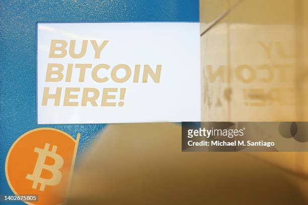 Bitcoin ATM is seen at the Clark Street subway station on June 13, 2022 in the Brooklyn Heights neighborhood of Brooklyn in New York City. Bitcoin...