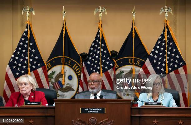 Rep. Zoe Lofgren , Rep. Bennie Thompson , Chairman of the Select Committee to Investigate the January 6th Attack on the U.S. Capitol, and Vice...