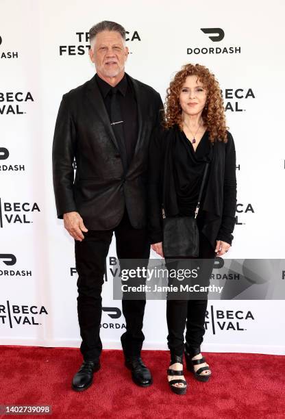 Bernadette Peters and guest attend "Broadway Rising" premiere during the 2022 Tribeca Festival at SVA Theater on June 13, 2022 in New York City.