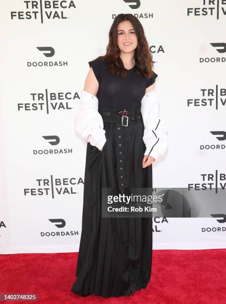 Abbi Jacobson attends the premiere of "A League Of Their Own" during the 2022 Tribeca Festival at SVA Theater on June 13, 2022 in New York City.