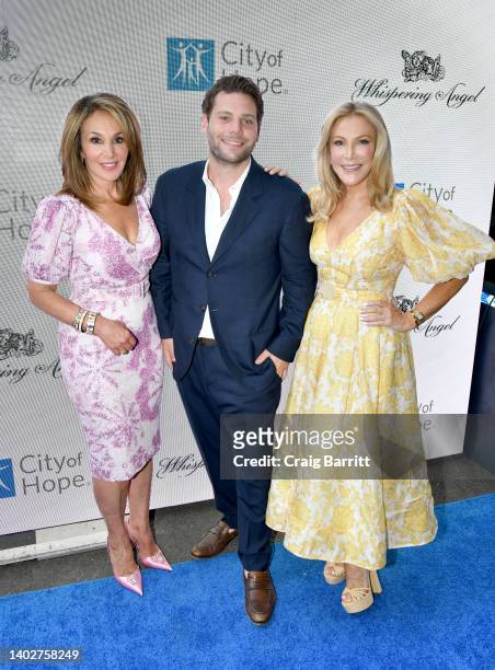 Rosanna Scotto, Joshua Kapelman and Kym Douglas attend the City of Hope East End Chapter Spirit of Life Awards on June 13, 2022 in New York City.