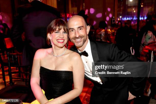 Anna Chlumsky and Kyle Ridaught attend the American Ballet Theatre Gala on June 13, 2022 in New York City.