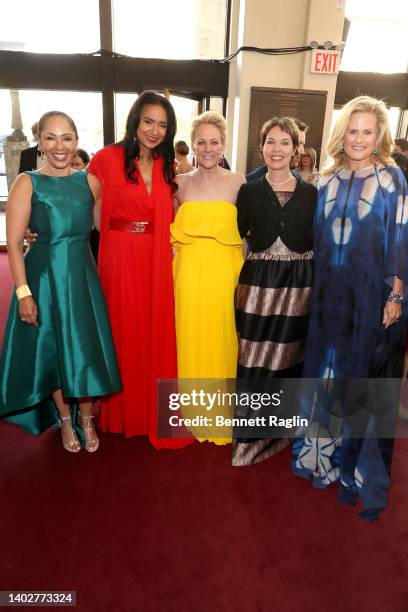 Deborah Martin Chase, Susan Fales-Hill, Muffie Potter Aston, Susan Jaffe and Ashley McDermott attend the American Ballet Theatre Gala on June 13,...
