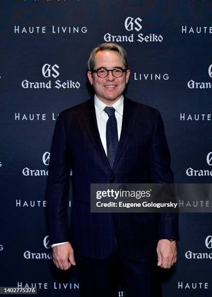 Matthew Broderick attends the Haute Living Matthew Broderick Cover Celebration at Zero Bond on June 13, 2022 in New York City.