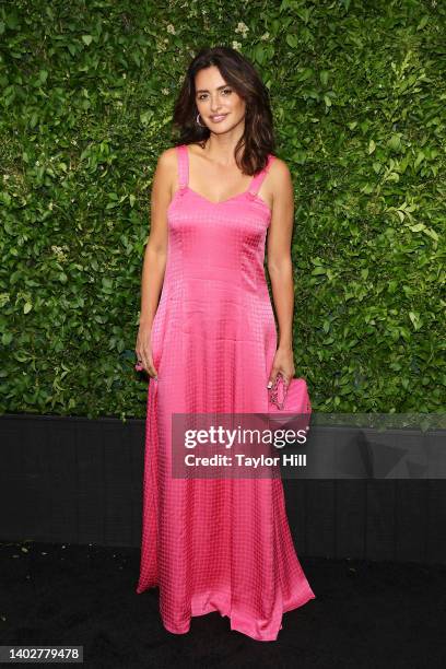 Penelope Cruz attends the 2022 Tribeca Film Festival Chanel Arts Dinner at Balthazar on June 13, 2022 in New York City.