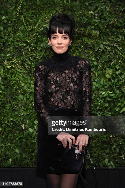 Lily Allen attends the CHANEL Tribeca Festival Artists Dinner at Balthazar on June 13, 2022 in New York City.