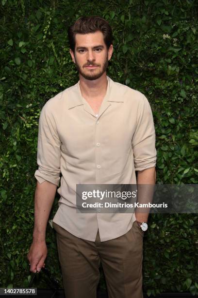 Andrew Garfield attends the CHANEL Tribeca Festival Artists Dinner at Balthazar on June 13, 2022 in New York City.