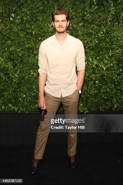 Andrew Garfield attends the 2022 Tribeca Film Festival Chanel Arts Dinner at Balthazar on June 13, 2022 in New York City.