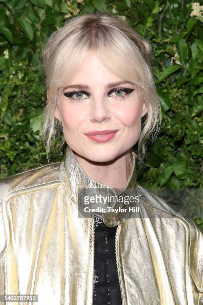 Lucy Boynton attends the 2022 Tribeca Film Festival Chanel Arts Dinner at Balthazar on June 13, 2022 in New York City.