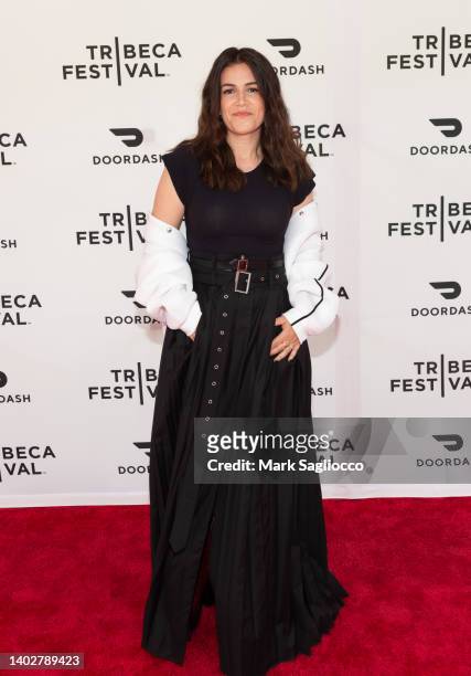 Abbi Jacobson attend the premiere of "A League Of Their Own" during the 2022 Tribeca Festival at SVA Theater on June 13, 2022 in New York City