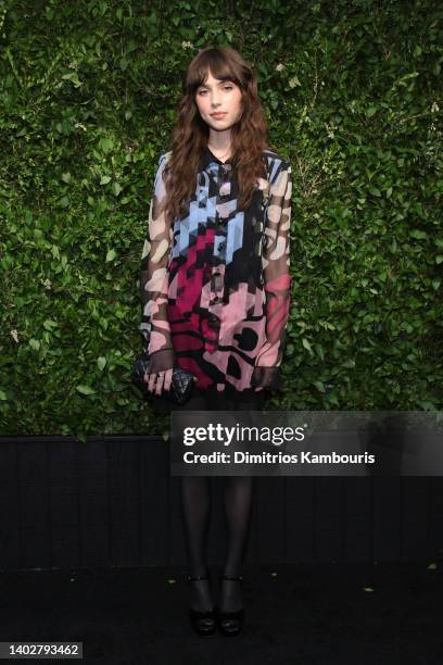 Clairo attends the CHANEL Tribeca Festival Artists Dinner at Balthazar on June 13, 2022 in New York City.