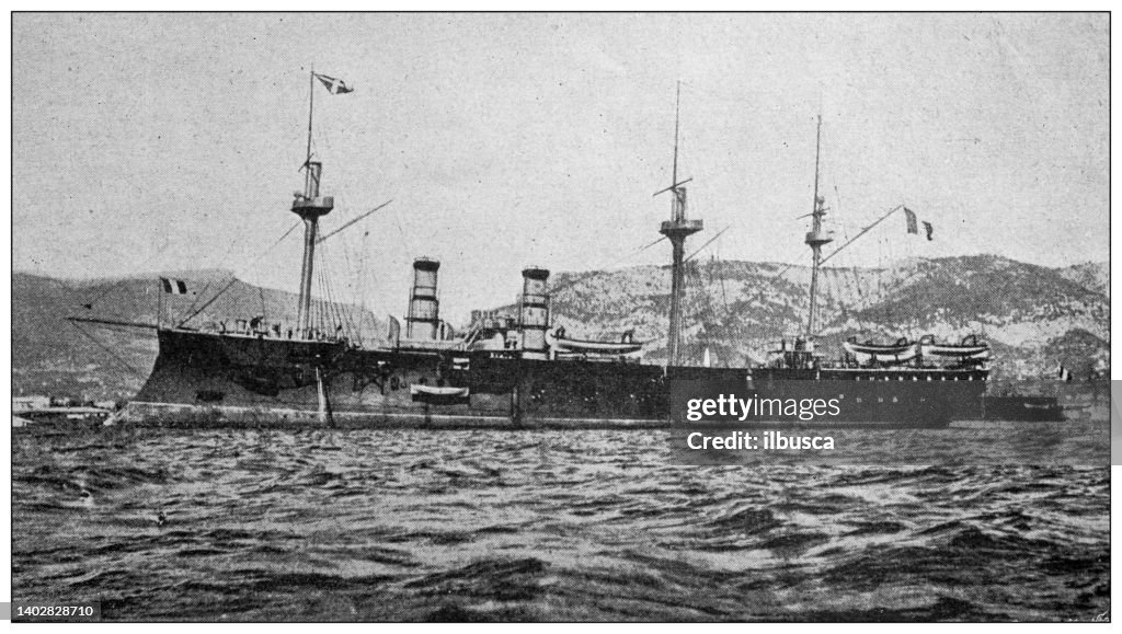 Antique photo: Cruiser "Sfax"