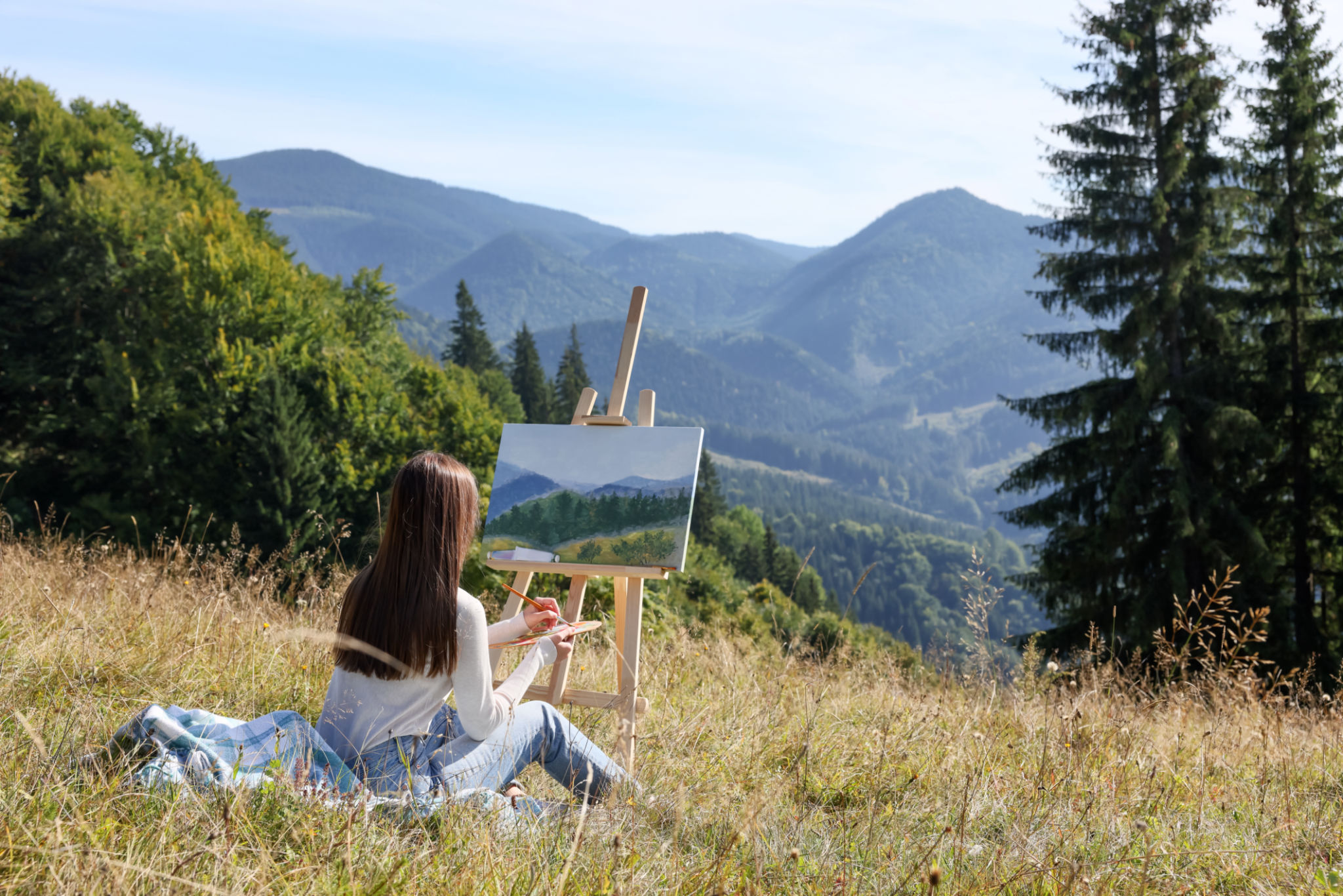 summer outdoor art