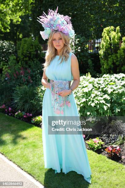 Anouska Lancaster attends Royal Ascot 2022 at Ascot Racecourse on June 14, 2022 in Ascot, England.