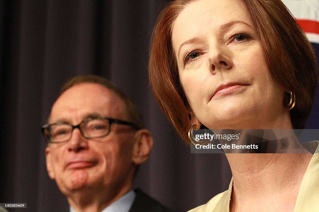 Julia Gillard Announces Australian Cabinet Reshuffle