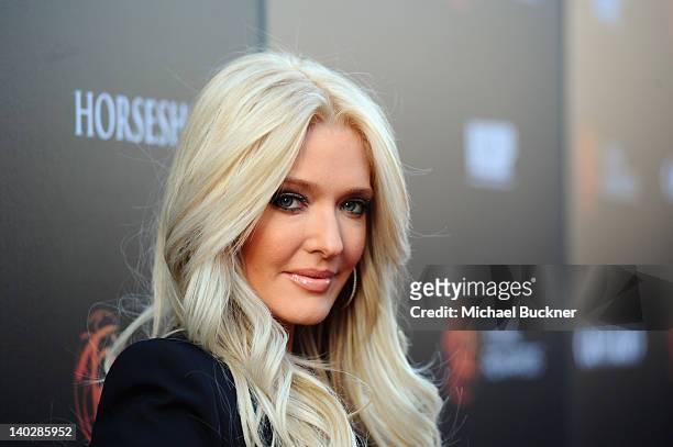 Singer Erika Jayne attends Escape to Total Rewards at Hollywood & Highland Center on March 1, 2012 in Hollywood, California.