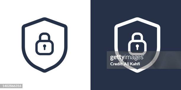 lock, protection, security icon - padlock stock illustrations