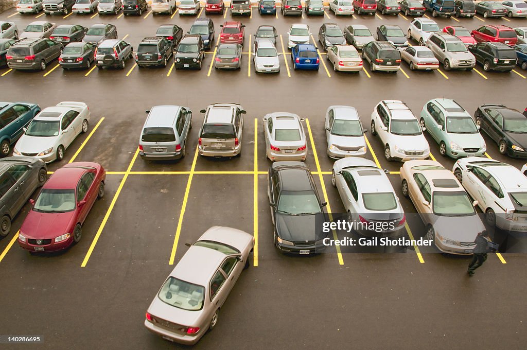 Lot Full Parking Lot Full With Cars High-Res Stock Photo - Getty Images