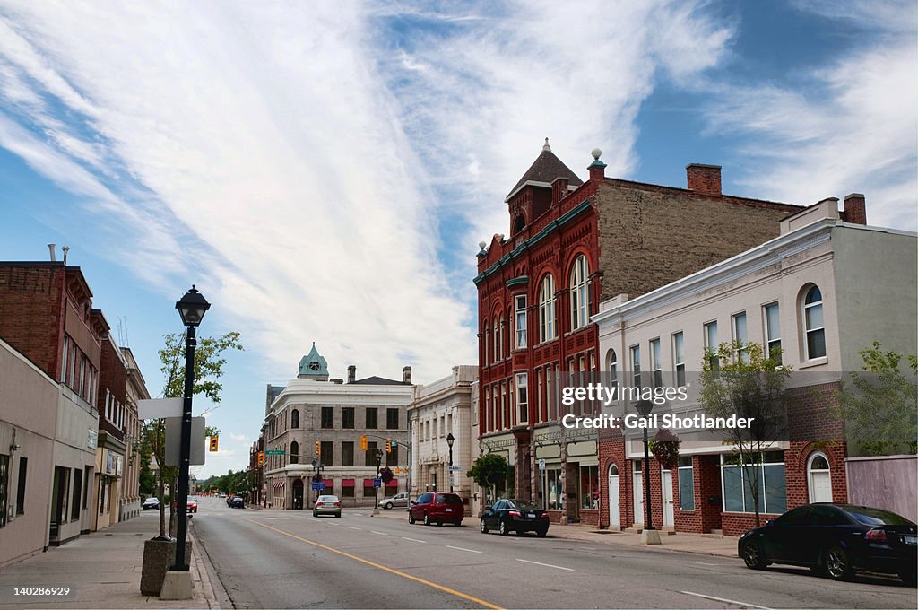 Small town main street