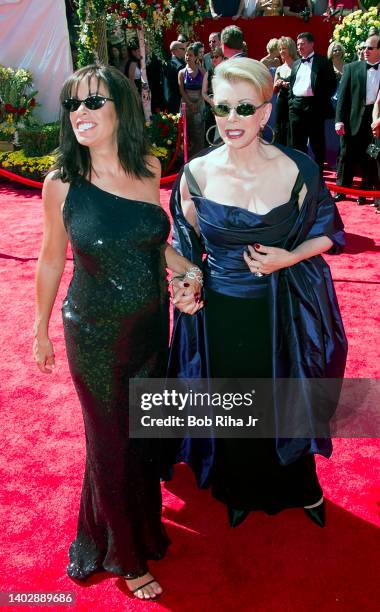 Joan Rivers and her daughter Melissa Rivers arrive at the 52nd Emmy Awards Show at the Shrine Auditorium, September 10, 2000 in Los Angeles,...