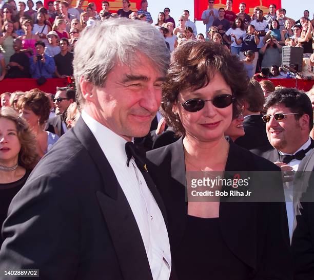 Sam Waterston arrives at the 52nd Emmy Awards Show at the Shrine Auditorium, September 10, 2000 in Los Angeles, California.