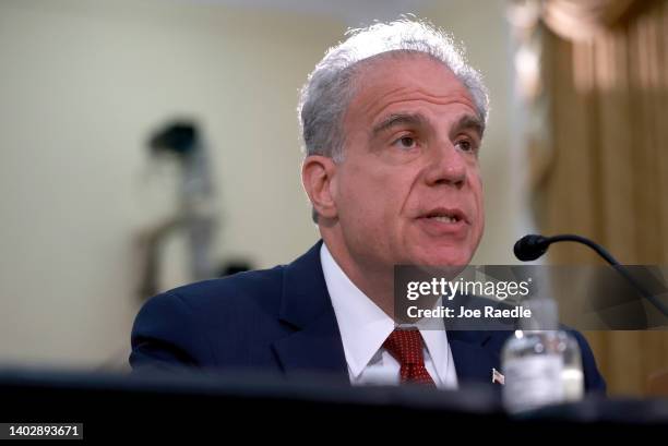 Michael Horowitz, Chair, Pandemic Response Accountability Committee; testifies during a hybrid hearing held by the House Select Subcommittee on the...