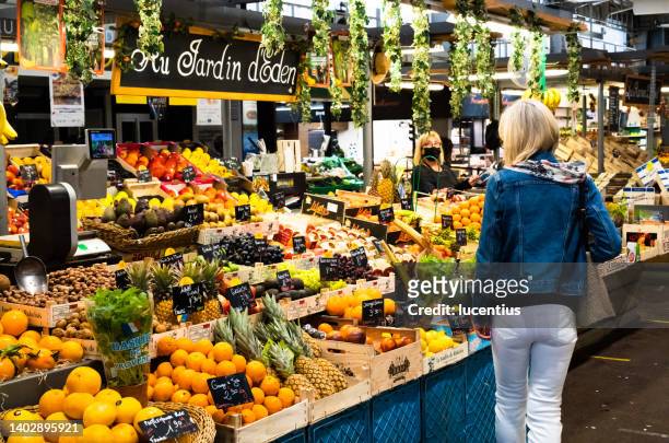 farmers market, nancy, france - nancy green stock pictures, royalty-free photos & images