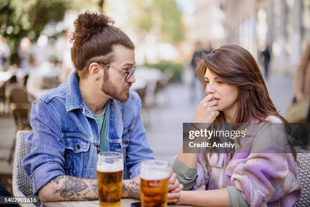 relationship problems - friendship breakup stock pictures, royalty-free photos & images